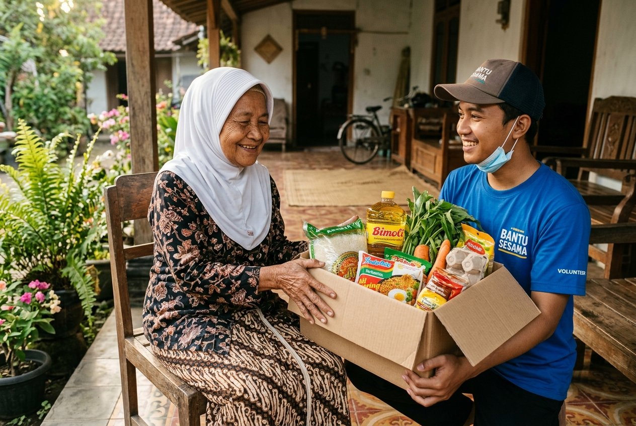 Paket Sembako Hangat untuk Lansia & Keluarga Prasejahtera
